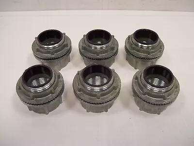 LOT OF 6 NEW Appleton HUBG125DN Myers 1-1/4  Hubs Zinc Raintight - 13176rsl • $34.99