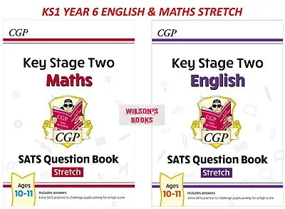 £13.69 • Buy KS2 YEAR 6 SATs REVISION ENGLISH & MATHS PRACTICE WORKBOOK BUNDLE FOR AGES 10-11