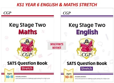 £13.69 • Buy KS2 YEAR 6 SATs REVISION ENGLISH & MATHS PRACTICE WORKBOOK BUNDLE FOR AGES 10-11