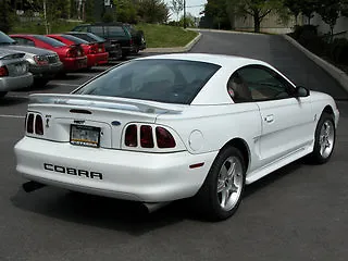 96 97 98 Ford Mustang COBRA Bumper Insert Letters - CHROME  Decals Stickers Rear • $16.88