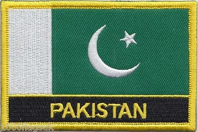 Pakistan Flag Embroidered Patch - Sew Or Iron On • £5.50