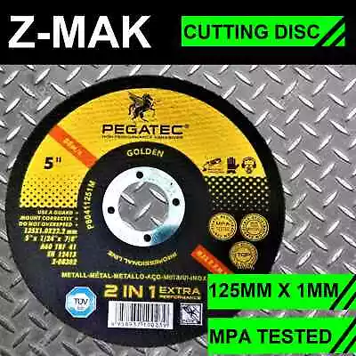 100 PACK 5  CUTTING DISC 125mm WHEEL THIN CUT OFF ANGLE GRINDER METAL STEEL 1mm  • $67.50