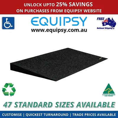 1:8 Wheelchair Access Rubber Ramp Threshold Doorway Disability 38 Sizes In Stock • $236.67