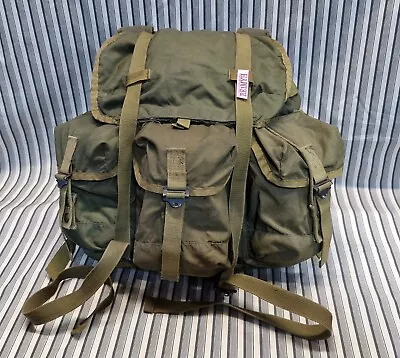 VINTAGE Military Field Pack Combat Nylon Backpack Made In U.S. • $39.95