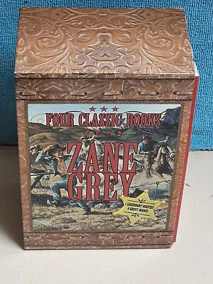 Zane Grey ~ 4 Classics Boxed Set * NEW - NEVER READ! • $16.95