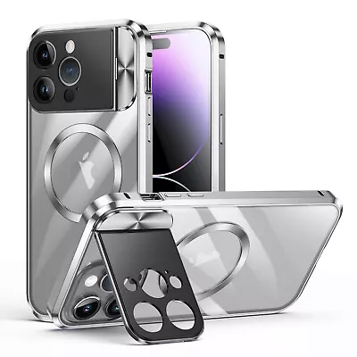 Metal Magnetic Case For IPhone 14 /13 Pro Max Full Camera Protection Safety Lock • $16.99