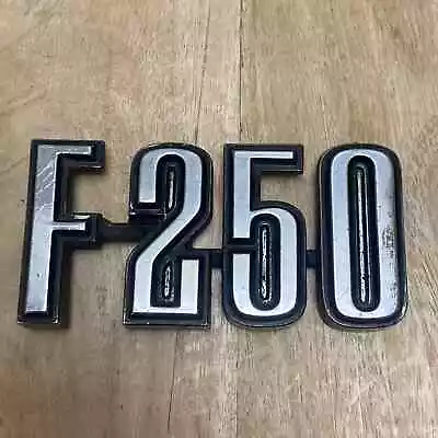 1970s Ford F-250 Emblem OEM Badge With Pins F250 D3TB-16720-P Vintage Part • $15
