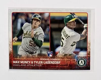 2015 Topps Update Max Muncy Tyler Ladendorf Rookie Combos #US54 - Max Muncy RC • $3.50