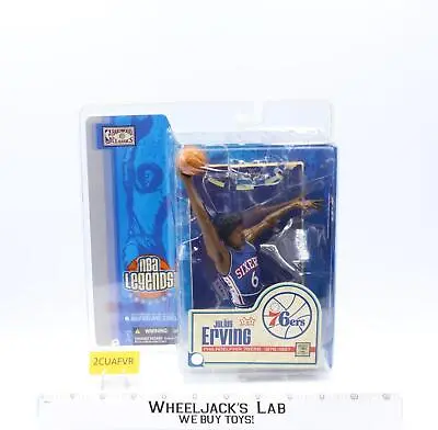 Julius Erving Philadelphia 76ers 1976-1987 NBA Legends 2005 McFarlane NEW SEALED • $32.65