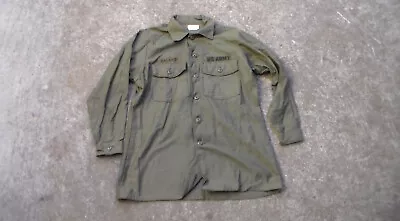 Old Relic 1974 Dated US Army Vietnam War Era Fatigue Shirt Size 16 1/2 X 32 USED • $20