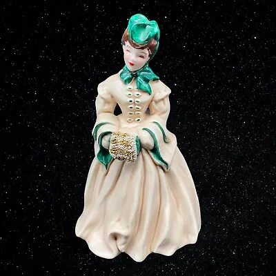 Pasadena California Florence Ceramics Delia Pink Dress Lady Figurine 8”T 4.5”W • $40.50