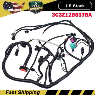 3C3Z12B637BA Engine Wiring Harness 2003 2004 For Ford Super Duty F250 F350 6.0L • $129.88