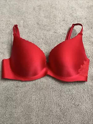 Victoria’s Secret Angels Secret Embrace Push Up Bra Red  34C Flower • $15