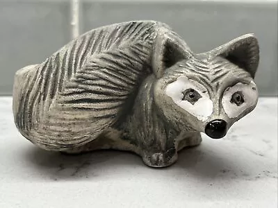 $17.99 • Buy Vintage Artesania Rinconada Classic Gray Fox #76 Retired Carved Pottery