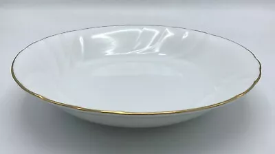 Mikasa Wedding Band Gold Coupe Soup Bowl (s) L9709 Scalloped Swirl • $7.99