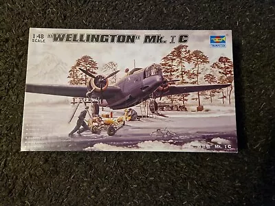 Trumpeter 02808.  Wellington  Mk.IC Model Kit. 1/48 Scale Brand New. • £40