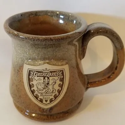 Sunset Hill Stoneware Mug Handcrafted In USA Great Lakes Medieval Fairy 4  High • $26