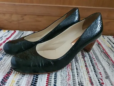 £45 • Buy Rupert Sanderson Black Patent Leather Shoes - Size 39.5 - 6 / 6.5