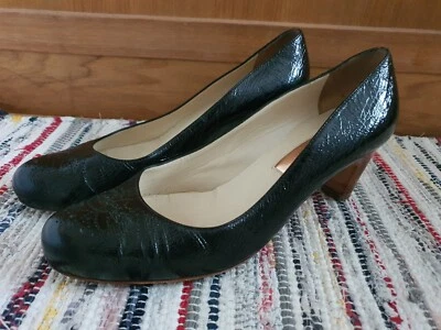 £45 • Buy Rupert Sanderson Black Patent Leather Shoes - Size 39.5 - 6 / 6.5