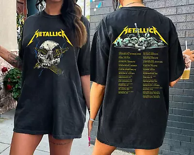 Metallica Band Metal Tour 2023 2024 M72 Tour Music Event T-Shirt • $19.88