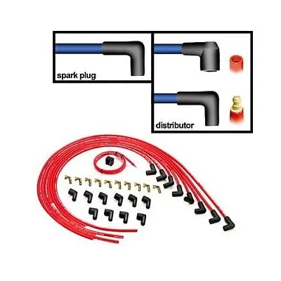 Mallory Pro Sidewinder Spark Plug Wire Set 937 • $90.97