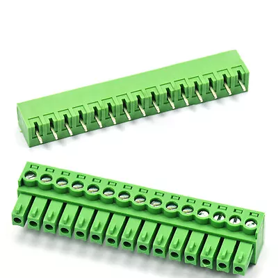 2Pin-16Pin 3.81mm KF2EDG PCB Terminal Block Screw Connector Male & Female • £3.20