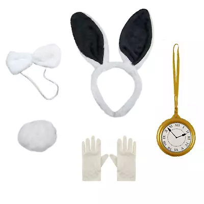 £7.99 • Buy Kids Children's Girls White Bunny Rabbit Fancy Dress Costume Wonderland Alice