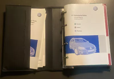 07 2007 Volkswagen Passat Wagon Owner’s Manual Set With Leather Case • $29.99