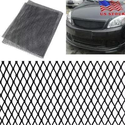 40  X13  Aluminum Black Car Front Grille Mesh Car Truck SUV Pickup Universal US • $14.17