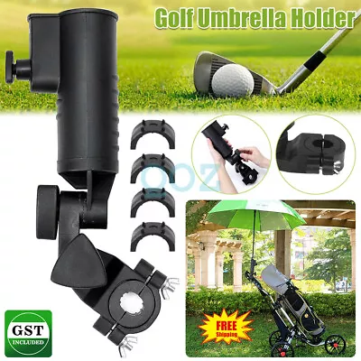 $23.45 • Buy Universal Golf Umbrella Holder For Buggy Cart / Baby Pram / Wheelchair Clicgear