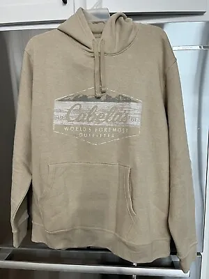 Cabela’s Foremost Outfitters Men’s Tan Hoodie Size XL Pockets New Without Tags • $19.50