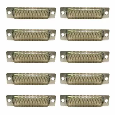 25 Pin DB25 D25 D Sub Male Solder Type Connector Adaptor 10 PACK • £8.62