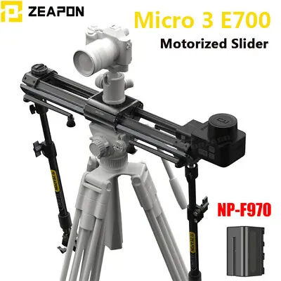 ZEAPON Micro 3 E700 Motorized Rail Slider Double Distance For Video DSLR Cameras • $558