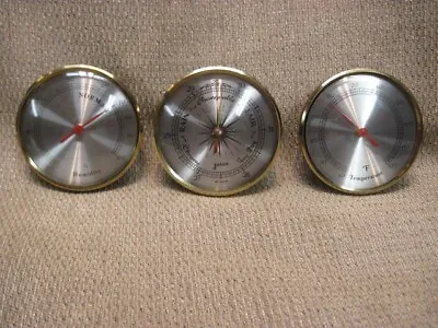 Vintage Gauges For Weather Station – Barometer Hygrometer & Thermometer • $34.75