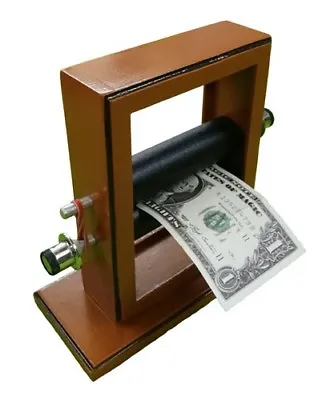 STAGE SIZE MONEY MAKER PRINTER Magic Trick Dollar Bill Machine Print Change Fake • $36.95