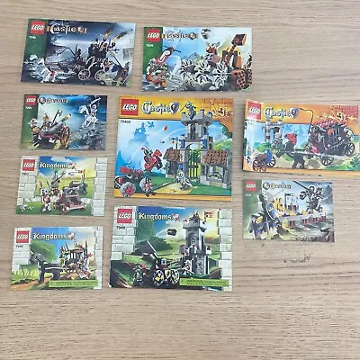 Lego®  -  Castle & Kingdoms -   Bulk Lot  - Instruction Booklets - X9 Qty • $45