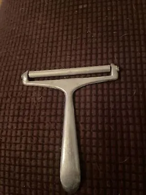 Vintage Cast Aluminum Cheese Slicer Cutter With Wire & Roller Made In Taiwan AD2 • $8.99
