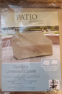 Allen Love Seat Protective Heavy Duty Cover - Patio Protector - Waterproof Back • £13.49