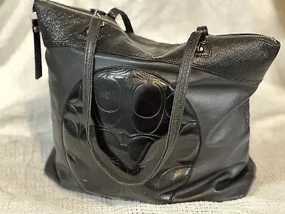 Coach Laura Large Designer Logo Tote Luxury Leather Bag  • $39