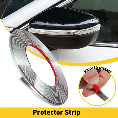 7.5M 1CM Chrome Trim Molding Strips Car Door Body Window Bumper Side Protector C • $10.99