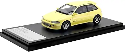 Hi Story 1/43 MITSUBISHI MIRAGE CYBORG-R (1992) HS429YE Champagne Yellow • $111.99