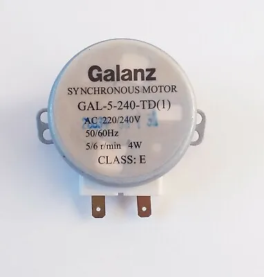 Genuine GALANZ Microwave Oven GAL-5-240-TD(1) TURNTABLE MOTOR 4W 5/6/r/min • £21.24