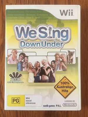 WeSing DownUnder (Nintendo Wii) PAL We Sing Down Under • $39.95