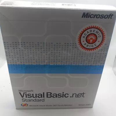 Microsoft Visual Basic .net Standard Version 2002 • $19.99