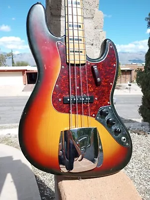 1973 Fender Jazz Bass W/ OHSC All Original  • $4599