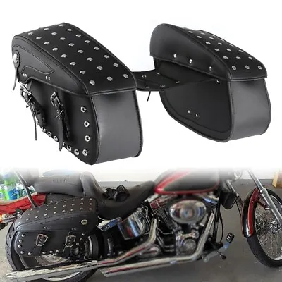 Motorcycle Saddle Bag Luggage For Suzuki Boulevard M109R C90T M50 M90 S40 S83 • $119.59