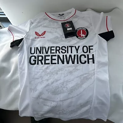 CHARLTON ATHLETIC 2022/23 AWAY SHIRT Womens Size 8 • £5