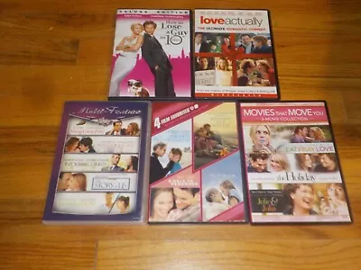 Rom-Com DVD Lot Love Actually/The Notebook/Message In A Bottle/Nights In Rodanth • $5.99