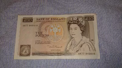 10 Pound Note - Bank Of England - Nightingale/somerset (series D) [circulated] • £20