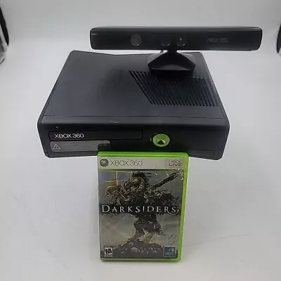 Microsoft Xbox 360 Slim. Console Gaming System Only Black. No Hard Drive Working • $50